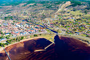 aerial photo, aerial photo, aerial photos, aerial photos, bath, beach, Dalarna, drone aerial, drnarfoto, Rttvik, samhllen, sandy, spring