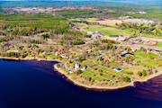aerial photo, aerial photo, aerial photos, aerial photos, church, church, churches, Dalarna, drone aerial, drnarfoto, Rttvik, samhllen, spring