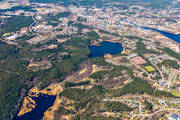 aerial photo, aerial photo, aerial photos, aerial photos, Bromsng, drone aerial, drnarfoto, Halsingland, Lugnsjn, samhllen, spring, Stugsund, stder, Sderhamn, Tremyran