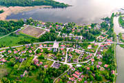 aerial photo, aerial photo, aerial photos, aerial photos, drone aerial, drnarfoto, samhllen, Sjtorp, summer, Vstergtland