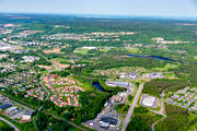aerial photo, aerial photo, aerial photos, aerial photos, drone aerial, drönarfoto, Skövde, städer, summer, Västergötland
