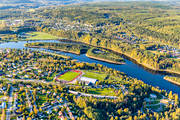 aerial photo, aerial photo, aerial photos, aerial photos, Angerman river, Angermanland, autumn, drone aerial, drnarfoto, garnisonsstad, samhllen, Solatunum, Sollefte