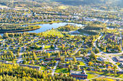 aerial photo, aerial photo, aerial photos, aerial photos, Angerman river, Angermanland, autumn, drone aerial, drnarfoto, garnisonsstad, samhllen, Solatunum, Sollefte