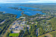 aerial photo, aerial photo, aerial photos, aerial photos, drone aerial, drnarfoto, Ktahlmen, Lapland, Luspholmen, Luspsjn, Luspviken, samhllen, Storuman, summer