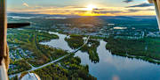 aerial photo, aerial photo, aerial photos, aerial photos, drone aerial, drönarfoto, Herjedalen, samhällen, summer, Sveg