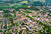 aerial photo, aerial photo, aerial photos, aerial photos, drone aerial, drönarfoto, samhällen, summer, Tibro, Västergötland