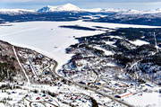 aerial photo, aerial photo, aerial photos, aerial photos, Dearna, drone aerial, drnarfoto, Geavhta, Lapland, Ryjvejegaejsie, samhllen, spring, Stalofjllet, Trnaby, winter