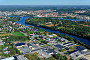 aerial photo, aerial photo, aerial photos, aerial photos, autumn, drone aerial, drönarfoto, städer, Umeå, West Bothnia