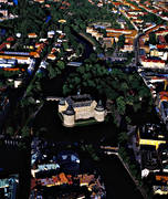 aerial photo, aerial photo, aerial photos, aerial photos, castle, castle, drone aerial, drnarfoto, narke, stadskrna, stder, Svartn, rebro