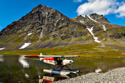 fly, landscapes, Lapland, Livamjaure, Livamvagge, seaplane, seaplane, summer, Suorrekaise