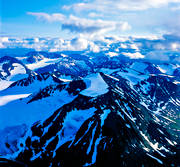 aerial photo, aerial photo, aerial photos, aerial photos, Akka river, Akkajekna, Alkavagge, drone aerial, drnarfoto, glacier, landscapes, Lapland, mountain peaks, mountain pictures, national park, Sadelberget, Sarek, summer