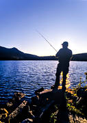 alpine water, mountain water, angling, evening, evening fishing, fishing, mountain, mountain fishing, mountain lake, Munsvattnet, reel, reel fishing, spin fishing, spinning, summer, summer evening