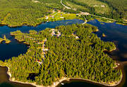 Arrenjarka, cabins, cottage village, chalet complex, installations, Lapland, summer
