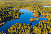 aerial photo, aerial photo, aerial photos, aerial photos, Arrenjarka, autumn, cottage village, chalet complex, drone aerial, drnarfoto, installations, landscapes, Lapland, mountain village, Saggat