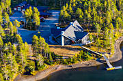 aerial photo, aerial photo, aerial photos, aerial photos, Arrenjarka, autumn, cottage village, chalet complex, drone aerial, drnarfoto, huvudbyggnad, installations, landscapes, Lapland, mountain village