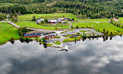 aerial photo, aerial photo, aerial photos, aerial photos, Arvesund, autumn, drone aerial, drnarbild, drnarfoto, Jamtland, landscapes, villages