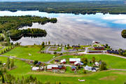 aerial photo, aerial photo, aerial photos, aerial photos, Arvesund, autumn, drone aerial, drnarbild, drnarfoto, Jamtland, landscapes, villages