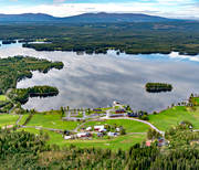 aerial photo, aerial photo, aerial photos, aerial photos, Arvesund, autumn, drone aerial, drnarbild, drnarfoto, Jamtland, Koldalsholmen, Kvissleviken, landscapes, villages