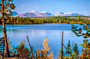 autumn, autumn colours, Bear lake, Herjedalen, landscapes, Lill-Lunndörren, Lunndorrsfjallen, mountain, seasons