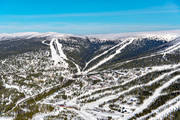 aerial photo, aerial photo, aerial photos, aerial photos, Bjrnrike, drone aerial, drnarfoto, Herjedalen, installations, ski resort, ski resort, ski slopes, winter