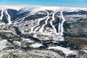aerial photo, aerial photo, aerial photos, aerial photos, Björnrike, drone aerial, drönarfoto, Herjedalen, installations, ski resort, ski resort, ski slopes, winter