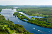 angling, Blestenstrmmen, fishing spots, Indal river, Jamtland