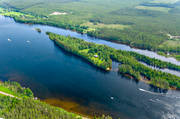 angling, Blestenstrmmen, fishing spots, Indal river, Jamtland