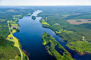angling, Blestenstrmmen, fishing spots, Indal river, Jamtland, northern pike fishing, Storsloken, summer, watercourse