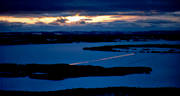 aerial photo, aerial photo, aerial photos, aerial photos, Anders island, Anderson, drone aerial, drnarfoto, ferry track, Great Lake, ice track, Jamtland, landscapes, Norderon, winter, winter landscape