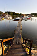 boats, bridge, coast, communications, engineering projects, lake, nature, port, sea, shipping, sky, Vstergtland, water