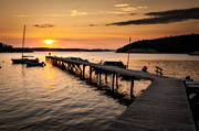 ambience, archipelago, boats, Bohusln, bridge, evening, lake, landscapes, Lngekrr, nature, sea, seasons, summer, sunset