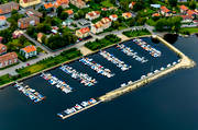 aerial photo, aerial photo, aerial photos, aerial photos, boat harbour, drone aerial, drnarfoto, Froson, harbour, Jamtland, Ostersund, port, small-boat harbour, stder, summer