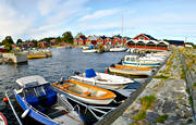 boats, communications, Lruddens Hamn, Medelpad, season, seasons, summer, water