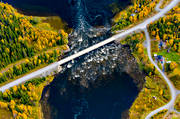 aerial photo, aerial photo, aerial photos, aerial photos, are river, autumn, Bodsjösundet, drone aerial, drönarfoto, fishing spots, Jamtland, watercourse