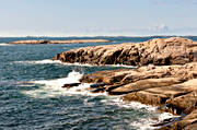 archipelago, Bohusln, coast, horizon, landscapes, nature, rocks, sea, seasons, summer