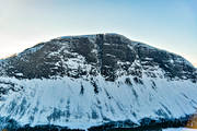 aerial photo, aerial photo, aerial photos, aerial photos, alpine precipice, Borgahallan, drone aerial, drnarbild, drnarfoto, landscapes, Lapland, mountain slope, precipice, precipice  steep, winter