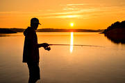 anglers, angling, kustfiske, orange, reel, sea, seasons, summer, sunset