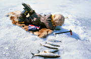 angling, boy, children, fishing, ice fishing, ice fishing, whitefish, whitefish fishery, winter fishing