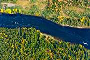 aerial photo, aerial photo, aerial photos, aerial photos, are river, autumn, Brattlandsströmmen, drone aerial, drönarfoto, fishing spots, Jamtland, watercourse