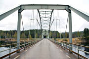bridge, bridges, construction work, perspective, Pite river, road