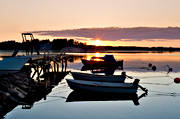 boats, Bohusln, coast, communications, landscapes, nature, sea, seasons, summer, sunset, water