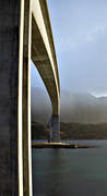 bridge, bridges, communication, engineering projects, fjord, fjordlandskap, land communication, landscapes, Lofoten, Norway