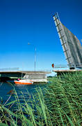 boats, bridge, bridgeopening, bridges, channel, communications, Hjalmare channel, shipping, water