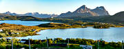 Bstad, landscapes, Lofoten, Nordland fylke, Norway, summer