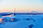 aerial photo, aerial photo, aerial photos, aerial photos, Areskutan, Bydalen, chair-lift, ski-lift, drone aerial, drnarfoto, Jamtland, landscapes, radio mast, telefonmast, West Mountain, winter