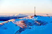 aerial photo, aerial photo, aerial photos, aerial photos, Areskutan, Bydalen, drone aerial, drnarfoto, Jamtland, landscapes, radio mast, telefonmast, West Mountain, winter