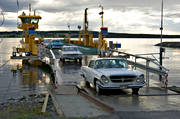 Anders island, Anderson, car ferries, car ferry, cars, communications, cruising, ferries, ferry, ison, ice iland, land communication, Norderon, vehicular traffic, veteran cars
