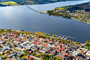 aerial photo, aerial photo, aerial photos, aerial photos, autumn, centre, drone aerial, drnarfoto, harbour, Jamtland, odenslund, Odensvik, Ostersund, port, small-boat harbour, stder, Vallsund Bridge