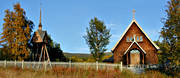 chapel, church, church, churches, community, Kvikkjokk, Lapland, mountain chapel, mountain church, panorama, panorama pictures, samhllen