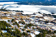 aerial photo, aerial photo, aerial photos, aerial photos, church, churches, cold, Cold lake, drone aerial, drnarfoto, Jamtland, samhllen, spring